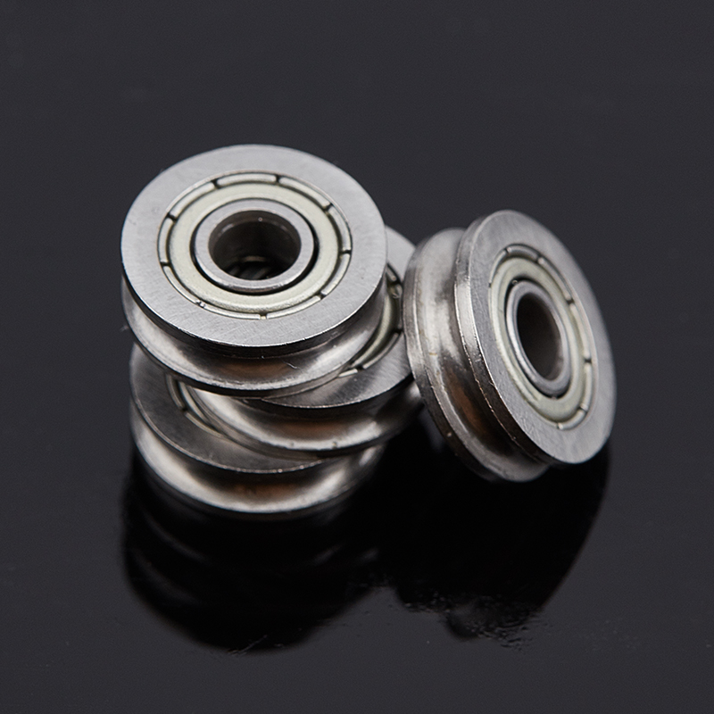 V Slot Wheel - V U グルーブローラーホイールボールベアリング刺繍機プーリーベアリング 5 個