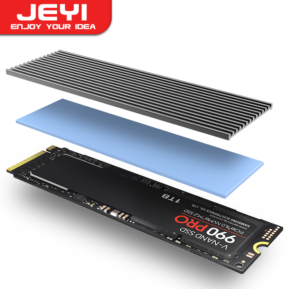 Aluminium Extrusion - JEYI M.2 SSD ヒートシンク、アルミニウム PS5 ラジエーター