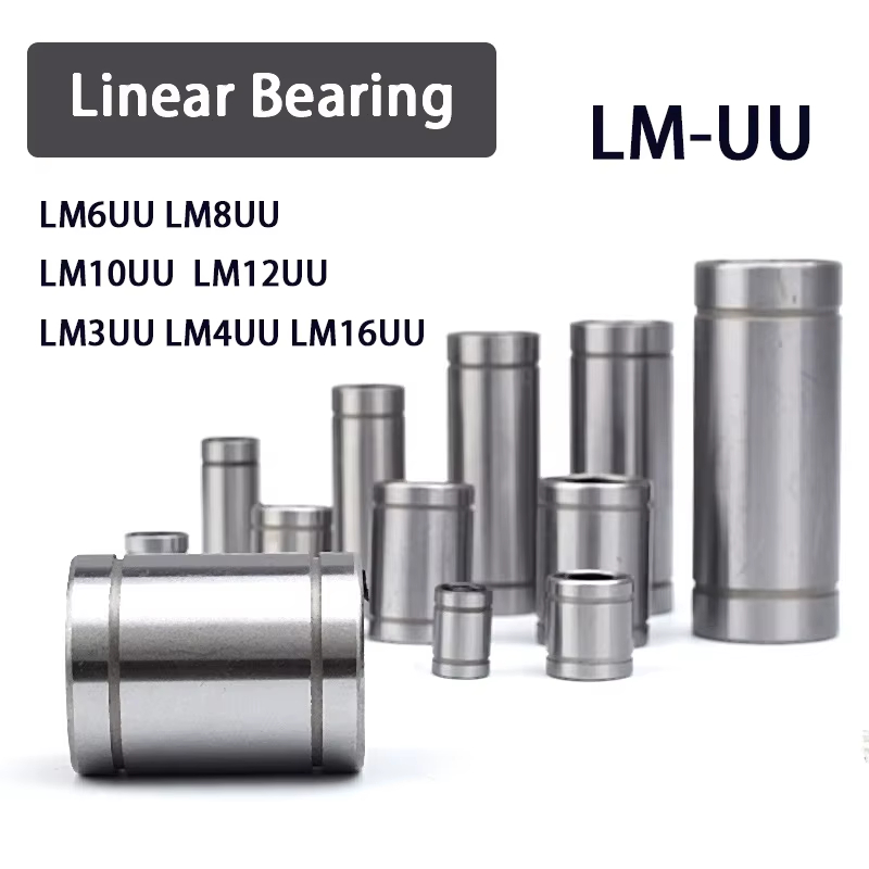 Lm8Uu Bearing - 10個入り LM8 LM8UU LM3UU LM10UU LM16UU