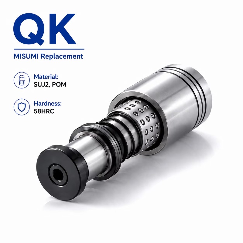 Ball Screw - QK JIS高剛性固定ボールケージガイドピラーセット冷間鍛造ネジ頭部用ナットネジスタンピング金型