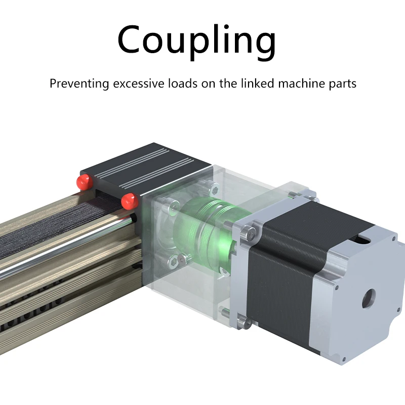 Linear Rail - QRXQ RXP40 100wサーボモーター搭載 高速長ストローク ベルト駆動リニアモジュール アルミプロファイルリニアアクチュエータガイドレール