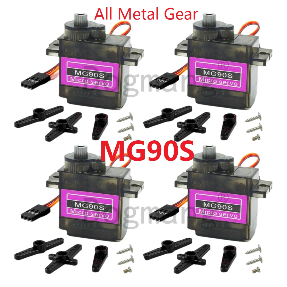 Servo 9G - MG90S サーボ 1/2/4/10/20/50 個オールメタルギア 9 グラム