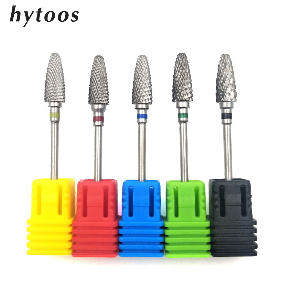 Carbide End Mill - HYTOOS 5 サイズタングステンカーバイドネイルドリルビット 3/32 