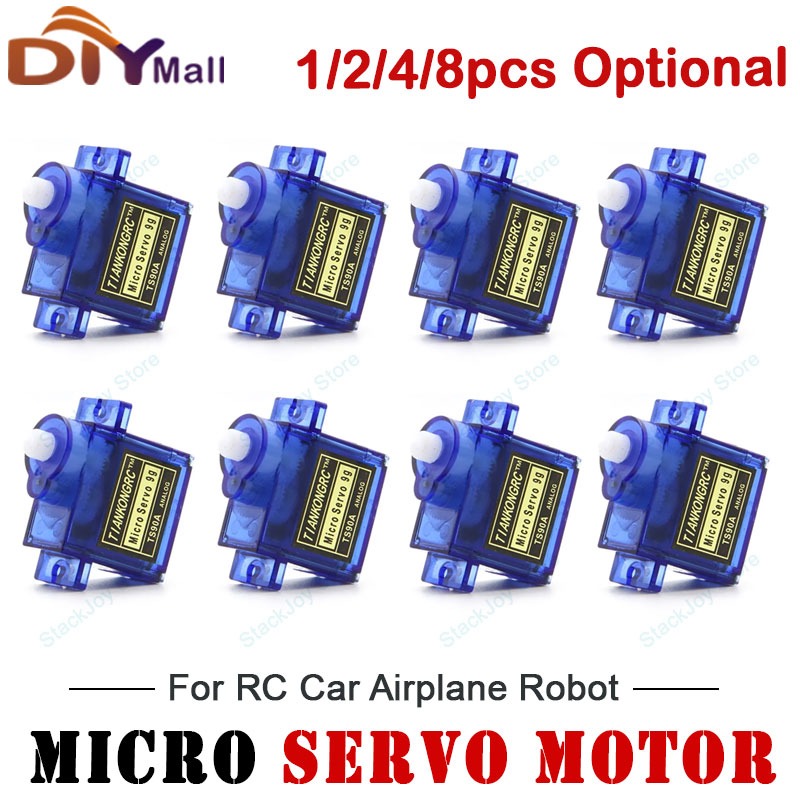 Servo 9G - TS90A 9 グラムマイクロサーボ 180 度アナログミニステアリングギア RC