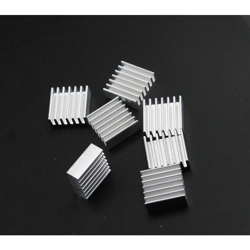 50 個の押出アルミニウムヒートシンク 14x14x6mm  - Aluminium Extrusion のレビューと価格
