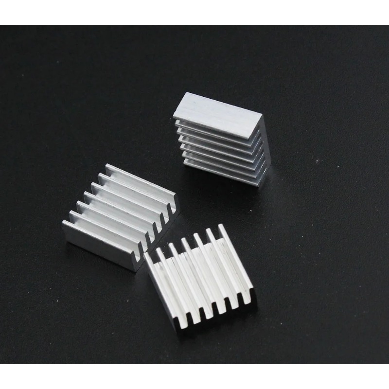 50 個の押出アルミニウムヒートシンク 14x14x6mm  - Aluminium Extrusion のレビューと価格