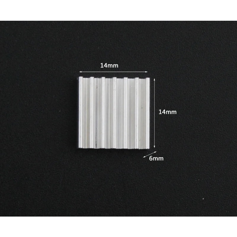 50 個の押出アルミニウムヒートシンク 14x14x6mm  - Aluminium Extrusion のレビューと価格