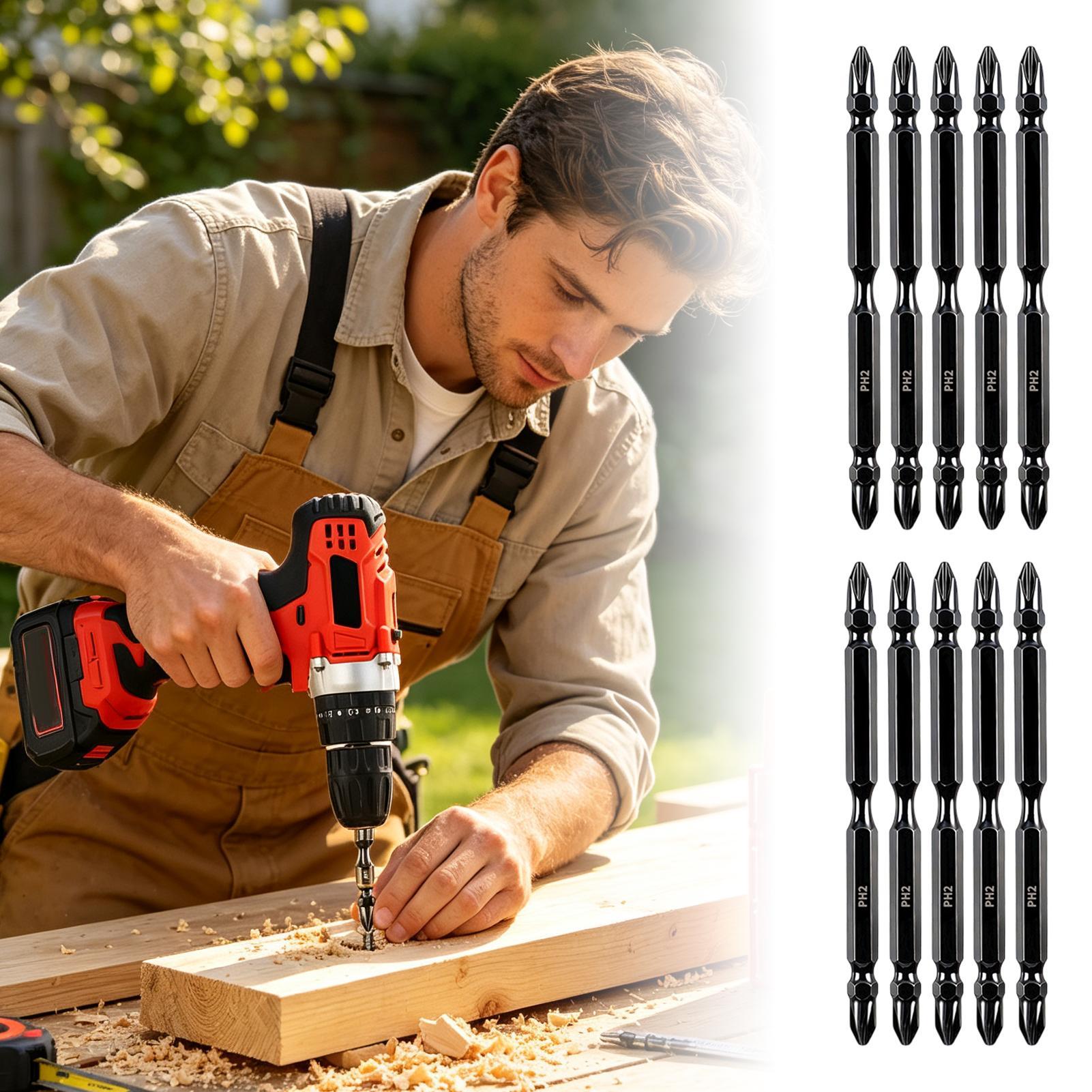 磁気ドリルビット両端フライス加工磁気ドライバーヘッドキット精 - Drill Bit Set のレビューと価格