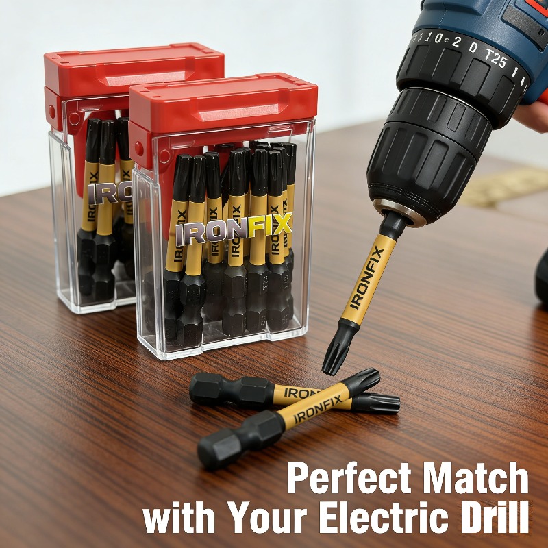 高品質な20個入りT25ドライバービットセット。電動ドリルや - Drill Bit Set のレビューと価格