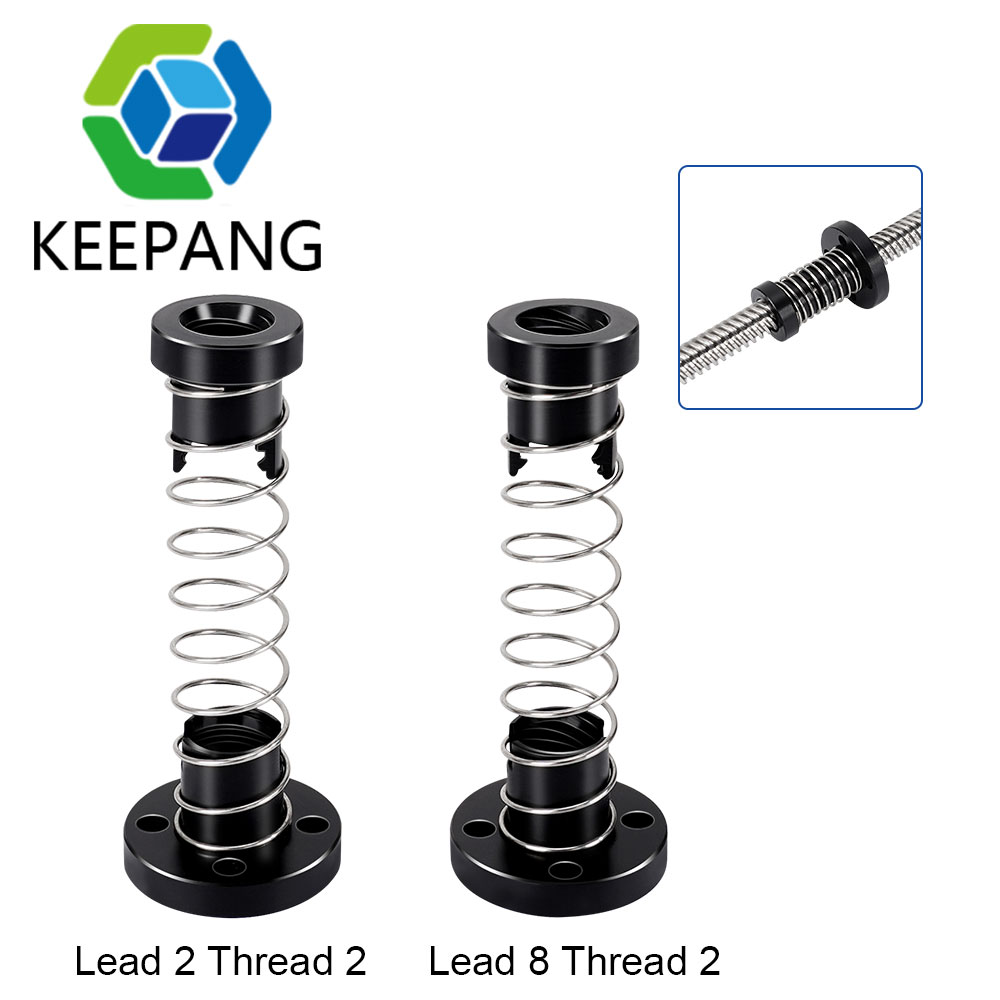 3DプリンタポンポンT8アンチバックラッシュナッツ鉛2/4/ - Lead Screw 8Mm のレビューと価格