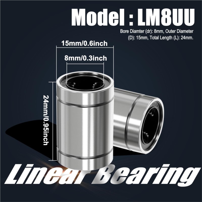4/10 個 LM8UU LM10UU LM16UU LM1 - Lm8Uu Bearing のレビューと価格