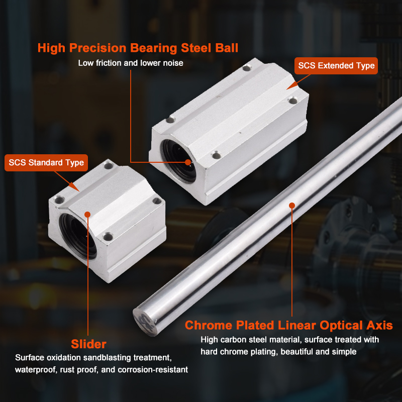 1pc SC8LUU SCS8LUU 8 ミリメートルロング - Lm8Uu Bearing のレビューと価格
