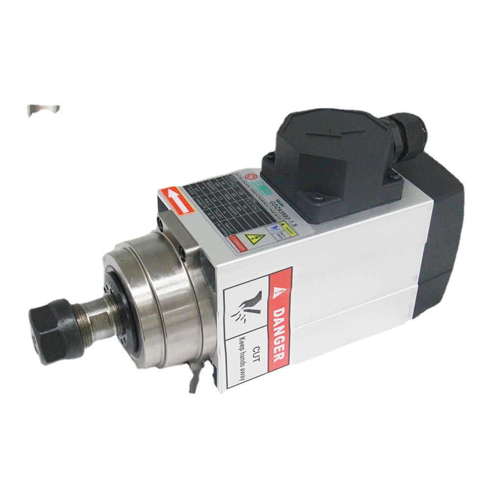 CNCルータースピンドル 1.5kw 角型空冷式電動スピンド - Spindle Motor のレビューと価格