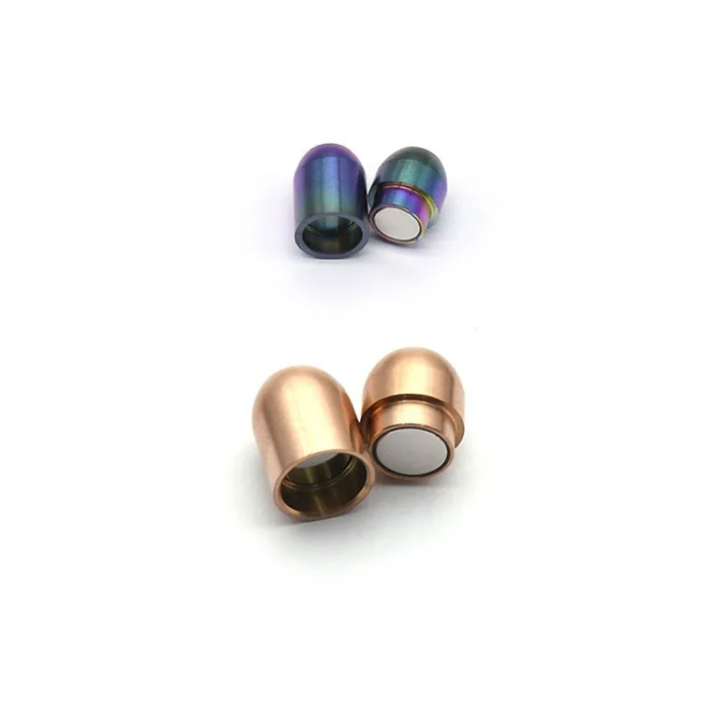 5 ピース/ロットステンレス鋼磁気クラスプエンド穴 5 ミリ - Coupling 8Mm のレビューと価格