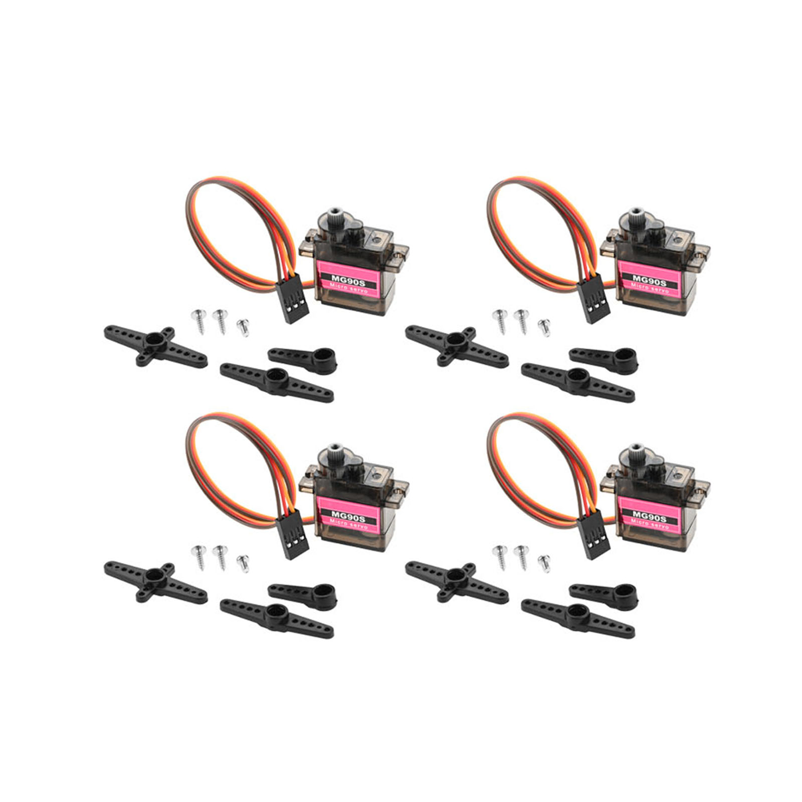 4個入り マイクロサーボ メタルギア 90 9G RCモータ - Servo 9G のレビューと価格
