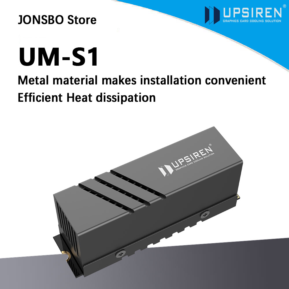 UPSIREN UM-S1 2280 ブラック SSD ヒー - Aluminium Extrusion のレビューと価格